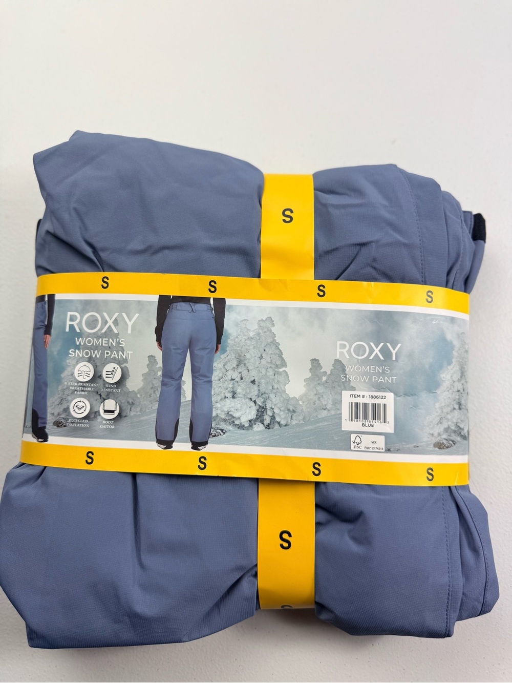 ROXY Women's Snow Pant - Slate Blue New